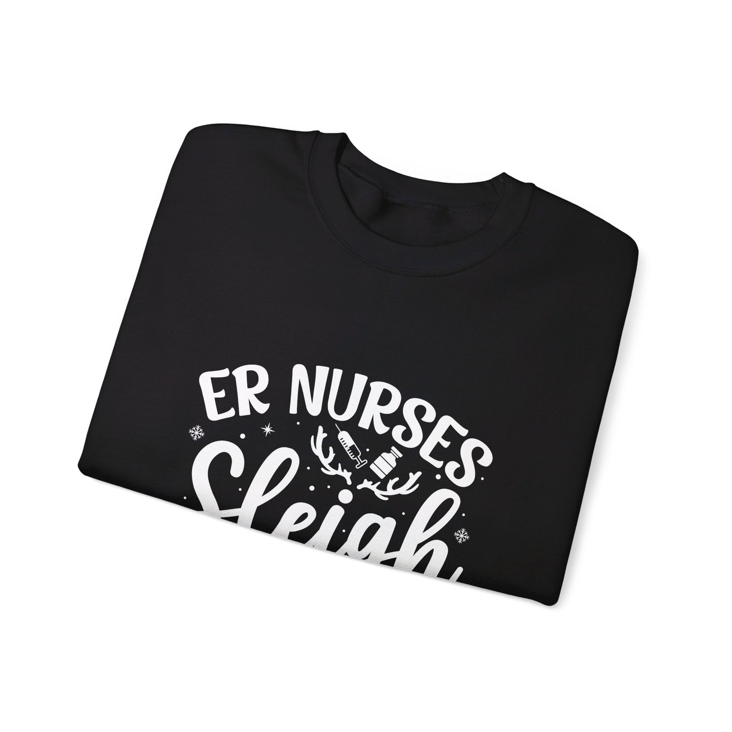 ER Nurses Sleigh - Medical Sweatshirt - Pullover