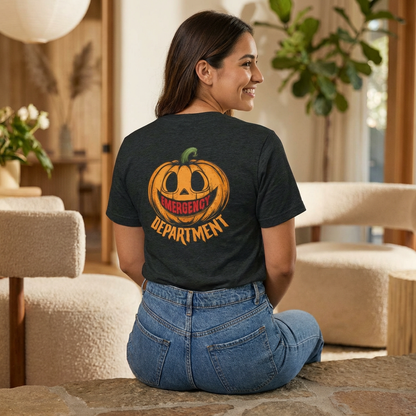 Emergency Department Halloween Tee — Jack-O'-Lantern ER Shirt