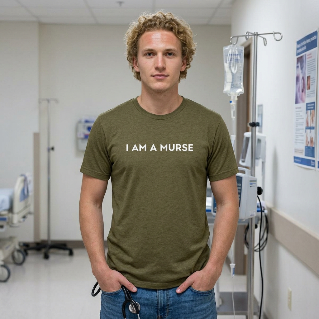 Male Nurse Gift Tee — Figs Shirt Alternative for Healthcare Workers