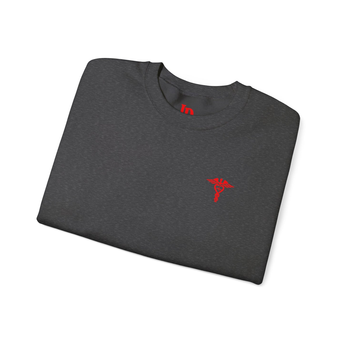 Emergency Department Sweatshirt — Caduceus Back Design, Gift for Nurses & ED Staff